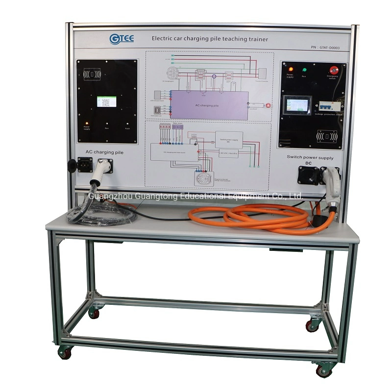 Electric Car AC&DC Charging Pile Teaching Board Vehicle Training Device Didactic Equipment